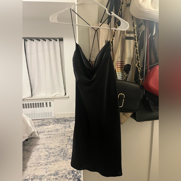 NEW WITH TAGS Aritzia Black Slip Dress - Picture 4 of 8